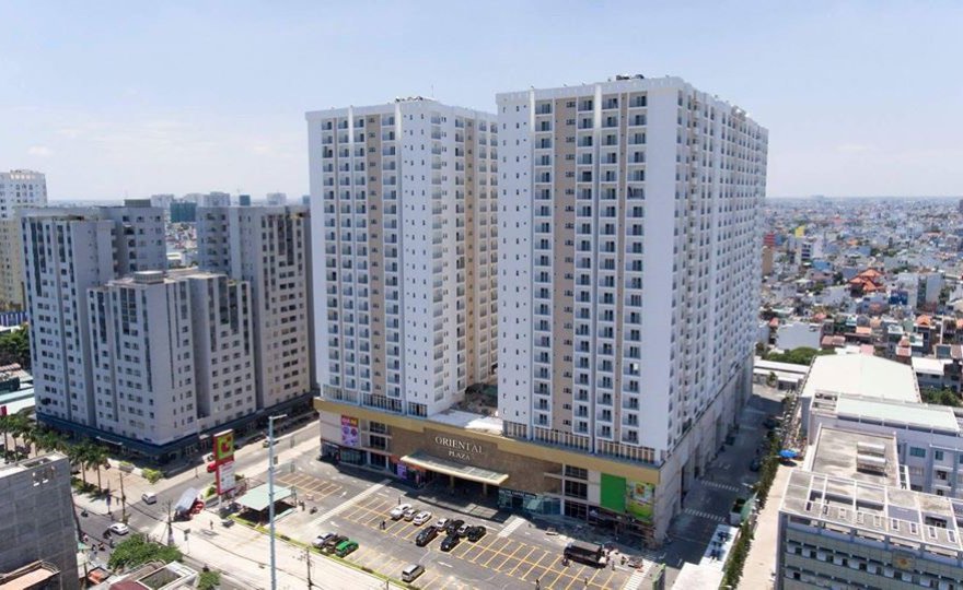 Bán căn hộ Oriental Plaza 88m2 Q.Tân Phú, Block B tầng 22, view hướng Nam, nhìn về Quận10, Đầm Sen, thấy  Bitexco, Land Mark 81, ...